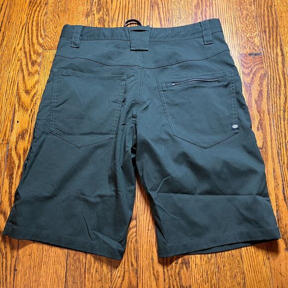 686 Everywhere Collection Hybrid Shorts Men's Size 30 Green Nylon Spandex Active - Picture 2 of 9